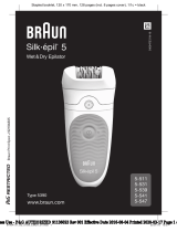 Braun 5-511, 5-531, 5-539, 5-541, 5-547, Wet & Dry Epilator, Silk-épil 5 Používateľská príručka