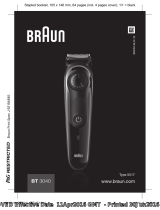 Braun BT3040 Používateľská príručka