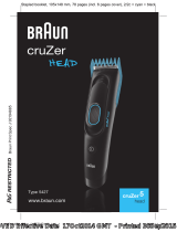 Braun cruZer5 head Používateľská príručka
