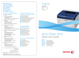 Xerox 3610 Užívateľská príručka