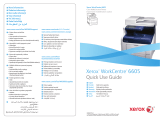 Xerox 6605 Užívateľská príručka
