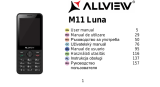Allview M11 Luna Užívateľská príručka