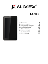 Allview AX 503 Užívateľská príručka