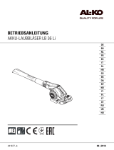 AL-KO LB 36 Li battery leaf blower Používateľská príručka