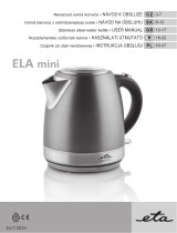 eta ELA Mini 8599 90040 šedá Návod na používanie