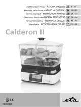 eta Calderon II 1134 90010 Návod na obsluhu