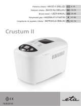 eta Crustum II 2150 90000 Návod na obsluhu