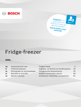 Bosch Free-standing fridge-freezer Používateľská príručka