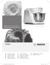 Bosch MUM58250/02 Používateľská príručka