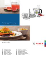 Bosch MUM9BX5S65/02 Používateľská príručka