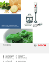 Bosch MSM6B7RE Používateľská príručka