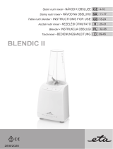 eta Blendic Premium II 4011 90020 Návod na používanie