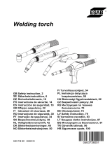 ESAB Welding torch Používateľská príručka