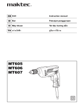 Makita MT606 Používateľská príručka