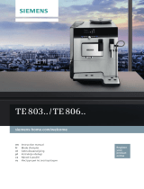 Siemens EQ 8 series 300 - TE803209RW Používateľská príručka
