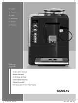 Siemens Fully Automatic Espresso Maker (FAE) Používateľská príručka