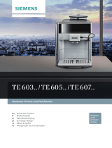 Siemens TE603201RW/08 Používateľská príručka