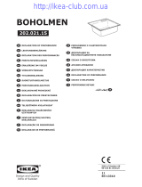 IKEA BOHOLMEN 202.021.15 Používateľská príručka
