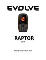 Evolve raptor gx785 Používateľská príručka