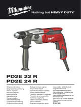 Milwaukee PD2E 24 R Original Instructions Manual