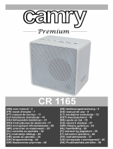 Camry Premium CR 1165 Návod na obsluhu