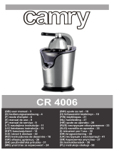 Camry CR 4006 Používateľská príručka