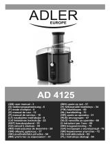 Adler Europe AD 4125 Používateľská príručka