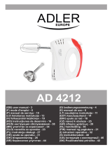 Adler AD 4212 Používateľská príručka