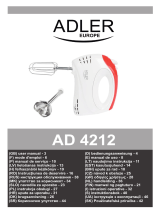 Adler Europe AD 4212 Používateľská príručka