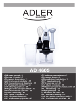 Adler AD 4605 Používateľská príručka