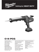 Milwaukee C18 PCG Original Instructions Manual