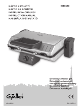 Gallet GRI 660 Používateľská príručka
