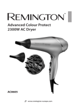 Remington Ac8605 Seche-cheveux Professionnel Ionique Colour Protect 2300w, Soin Micromoléculaire Hu Návod na obsluhu