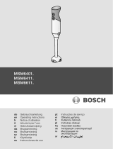 Bosch MSM64010 Návod na obsluhu