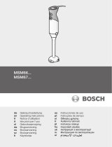 Bosch MSM67160 ERGOMIXX Návod na obsluhu