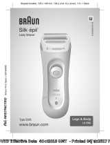 Braun LS5560, Legs & Body, Silk-épil Lady Shaver Používateľská príručka