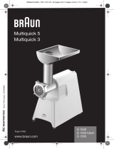 Braun Multiquick 5 G 1500 Používateľská príručka