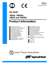 Ingersoll-Rand 7803A Používateľská príručka