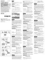 Sony AKA-SM1 Používateľská príručka