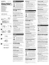 Sony MDR-EX81SL Používateľská príručka