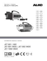 AL-KO Garden Pump Jet 601 Inox , 3.100 L/h Používateľská príručka