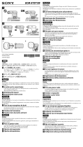 Sony ECMXYST1M Používateľská príručka