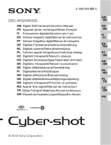 Sony Série Cyber Shot DSC-W330 Používateľská príručka
