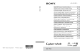 Sony DSC-TX55 Používateľská príručka