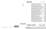 Sony DSC-TX20 Používateľská príručka
