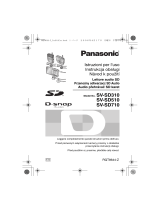 Panasonic SVSD310 Návod na obsluhu