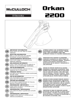 McCulloch Orkan 2200 Používateľská príručka
