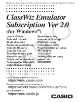 Casio ClassWiz Emulator SubscriptionUPD Guida dell’utilizzatore