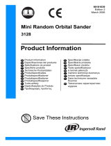 Ingersoll-Rand Sander 3128 Používateľská príručka
