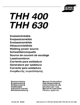 ESAB THH 400, THH 630 Používateľská príručka